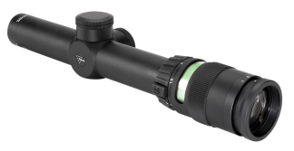 Trijicon 200054 AccuPoint Black Hardcoat Anodized 1-4x 24mm 30mm Tube German #4 Crosshair w/ Green Dot Reticle