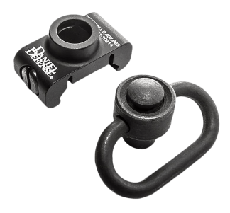 Daniel Defense 0302130029 Rail Mount Attachment  Black 1.25" Quick Detach Aluminum Picatinny Rail