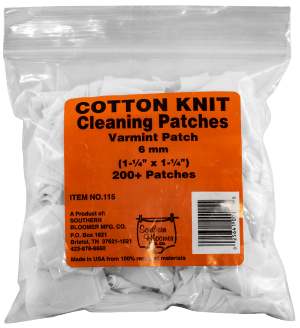 Southern Bloomer 115 Cleaning Patches  6mm Cotton 200 Per Pack