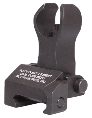 Troy Ind SSIGFBSFHBT02 Tritium Front Folding BattleSight HK Black Hardcoat Anodized for HK