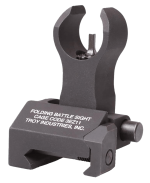Troy Ind SSIGFBSFHBT00 Front Folding BattleSight HK  Black Hardcoat Anodized