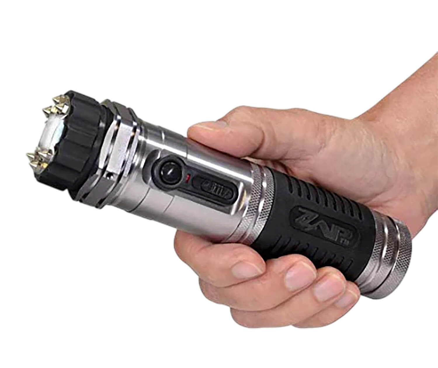 Zap ZAPL Zap Light Stun Gun/Flashlight Range of Contact Silver - Image 2