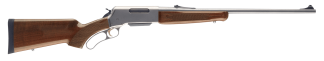 Browning 034018129 BLR Lightweight 300 Win Mag 3+1 24 Matte Stainless/ 24" Button-Rifled Barrel Matte Nickel Aluminum Receiver Gloss Black Walnut/ Fixed Pistol Grip Stock Right Hand"