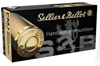 Sellier & Bellot SB9MAK Handgun  9x18 Makarov 95 gr Full Metal Jacket 50rd Box