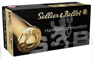 Sellier & Bellot SB32SWLB Handgun  32 S&W Long 100 gr Wadcutter 50rd Box