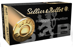 Sellier & Bellot SB44A Handgun 44 Rem Mag 240 gr Soft Point 50rd Box/ 12 Case