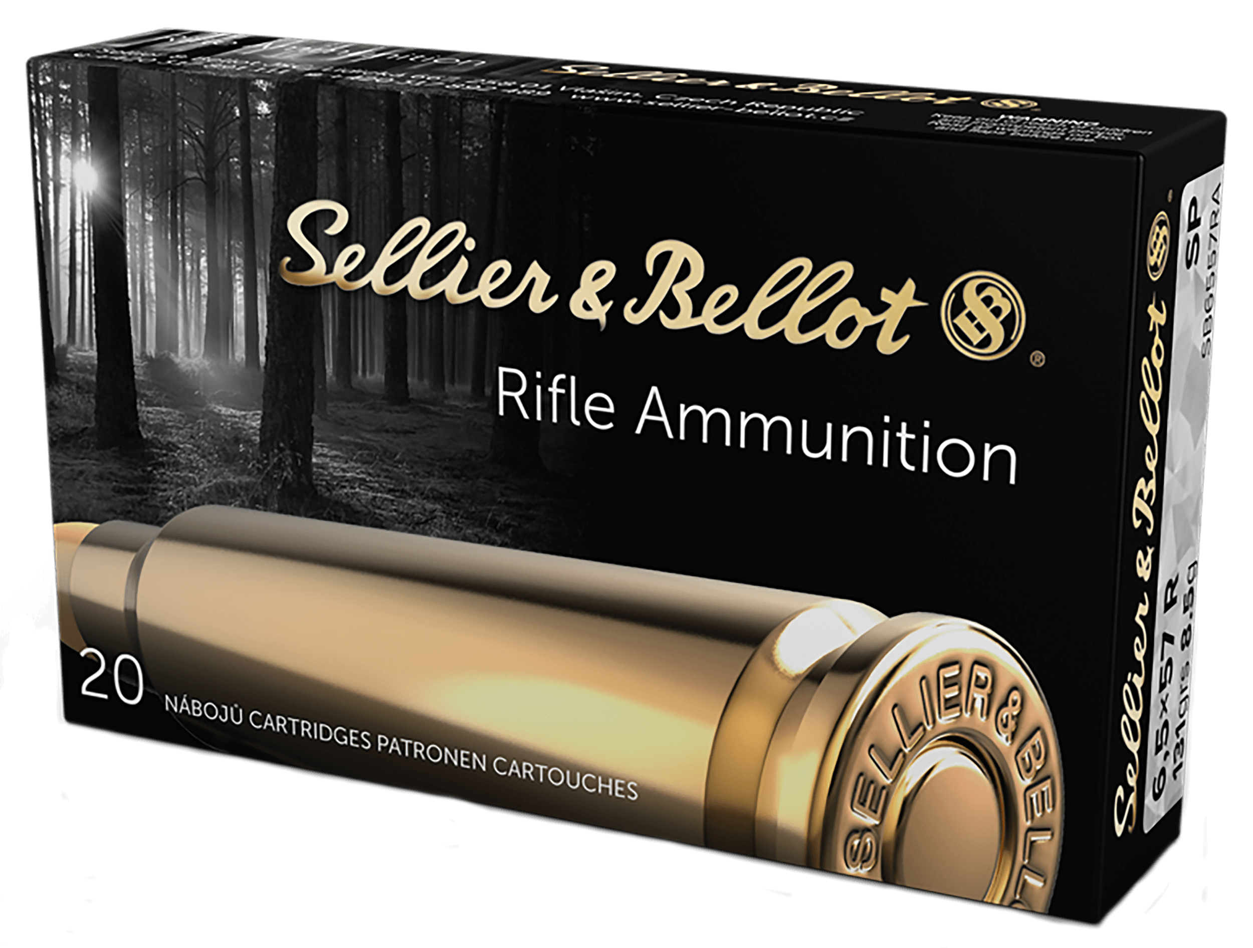 Sellier & Bellot SB6557RA Rifle 6.5x57mm 131 gr Soft Point 20rd Box
