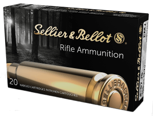 Sellier & Bellot SB857JSA Rifle 8mm Mauser 196 gr Full Metal Jacket 20rd Box