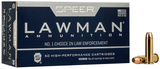 Speer 53750 Lawman 38 Special +P 158 gr Total Metal Jacket Round Nose 50rd Box