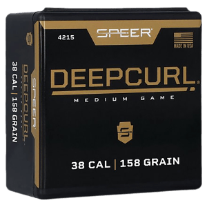 Speer 4215 DeepCurl  38 Cal .357 158 gr Hollow Point 100rd Box/ 5 Case