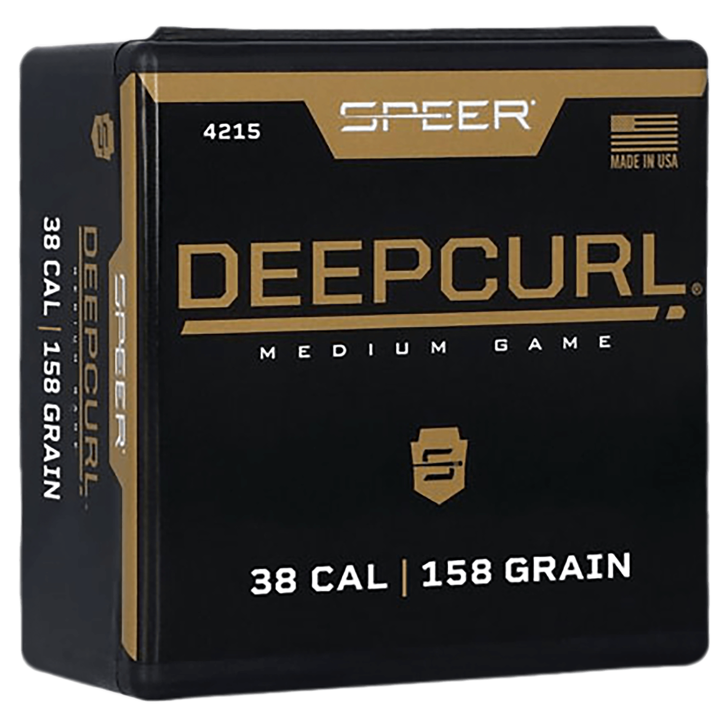 Speer 4215 DeepCurl 38 Cal .357 158 gr Hollow Point 100rd Box/ 5 Case