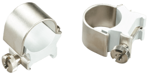 Weaver Mounts 49033 Detachable Top Mount Rings Silver 1" High