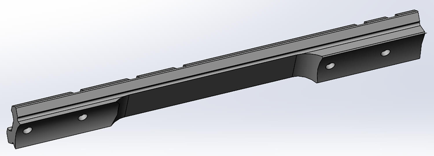 Weaver Mounts 48096 Top Mount Black Aluminum Fits Win 70/670/770 Long Action - Image 2