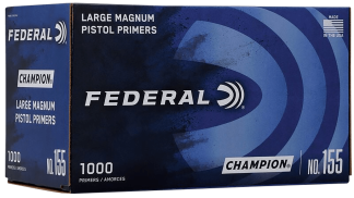Federal 155 Champion Large Pistol Large Pistol Mag Multi Caliber Handgun 1000 Per Box