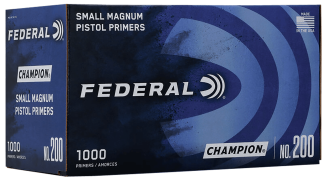Federal 200 Champion Small Pistol Small Pistol Mag Multi Caliber Handgun 1000 Per Box