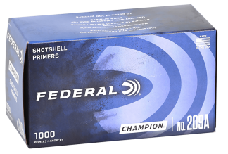 Federal 209A Champion Shotshell 209 All Gauge Shotgun 1000 Per Box