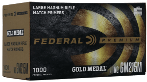 Federal GM215M Gold Medal Premium Large Rifle Mag Multi Caliber 1000 Per Box