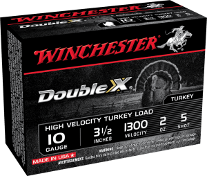 Winchester Ammo STH105 Double X High Velocity Turkey 10 Gauge 3.50" 2 oz 5 Shot 10rd Box