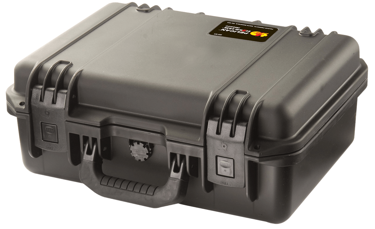 Pelican IM2200X0001 Storm Case Black HPX Resin Holds Handgun