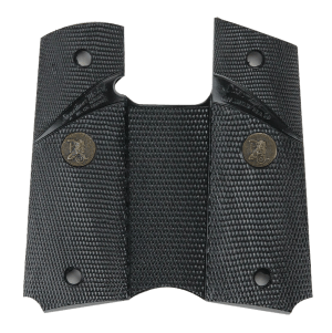 Pachmayr 02921 Signature Grip Wraparound Checkered Black Rubber for 1911  1911-A1