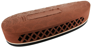 Pachmayr 00011 F325 Deluxe Field Recoil Pad Small Brown with White Line Rubber for Shotgun