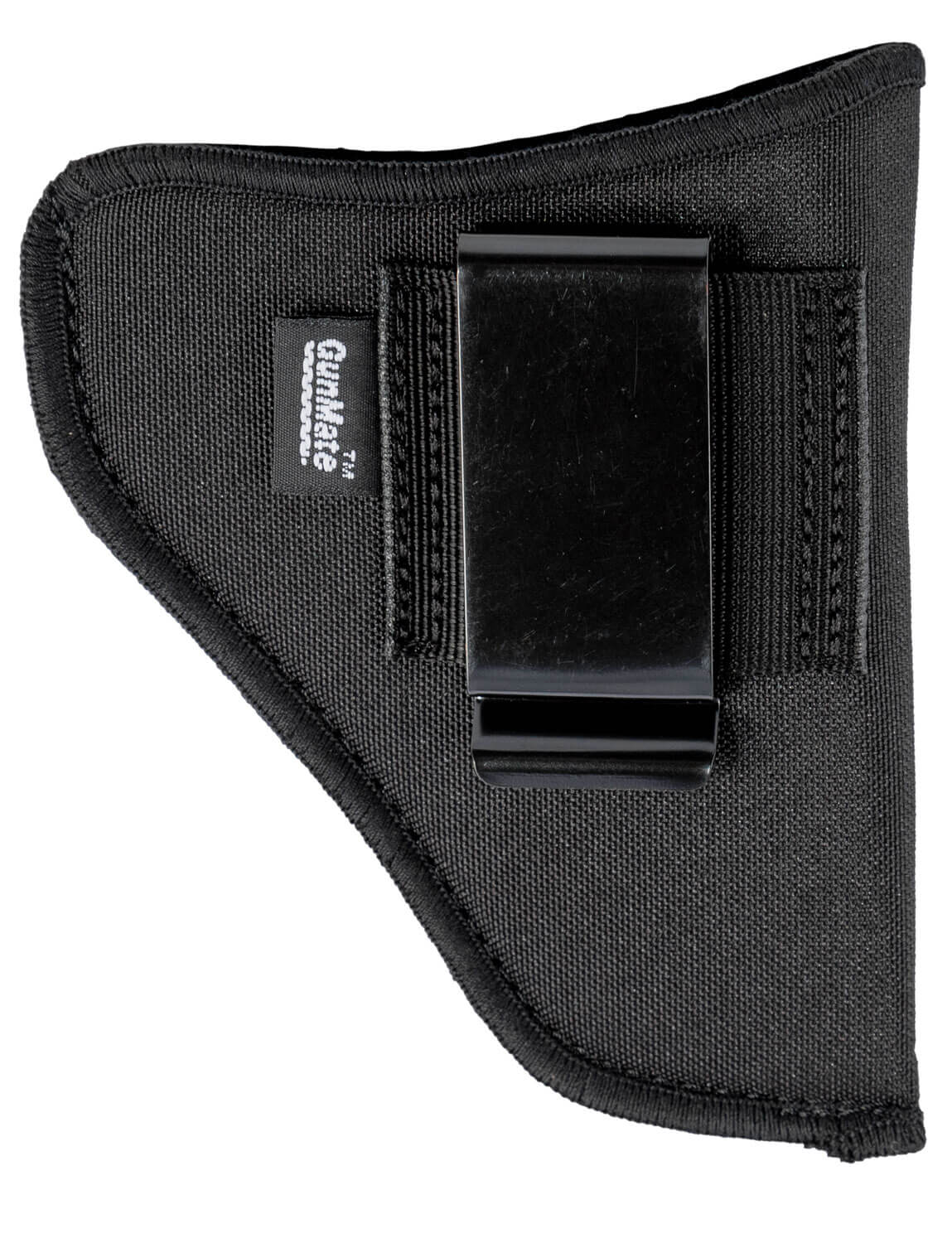 Uncle Mike's 21320 GunMate Holster IWB Size 20 Black Tri-Laminate Belt Clip Fits Sm Frame Revolver Fits Up To 2.50" Barrel Ambidextrous - Image 2