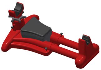 MTM Case-Gard KSR30 K-Zone Shooting Rest Rifle/Handgun Red Plastic