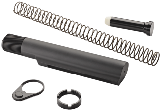 Advanced Technology A5102240 Military Buffer Tube Assembly  AR-15 Black Anodized Aluminum