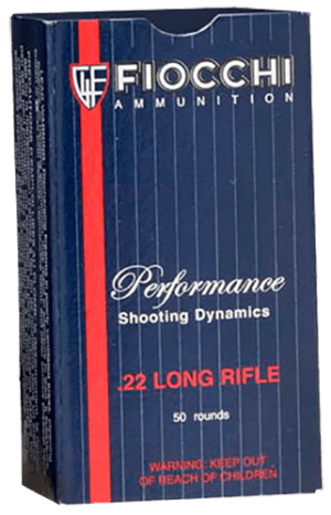 Fiocchi 22FHPSUB Shooting Dynamics Subsonic 22 LR 38 gr Hollow Point (HP) 50rd Box