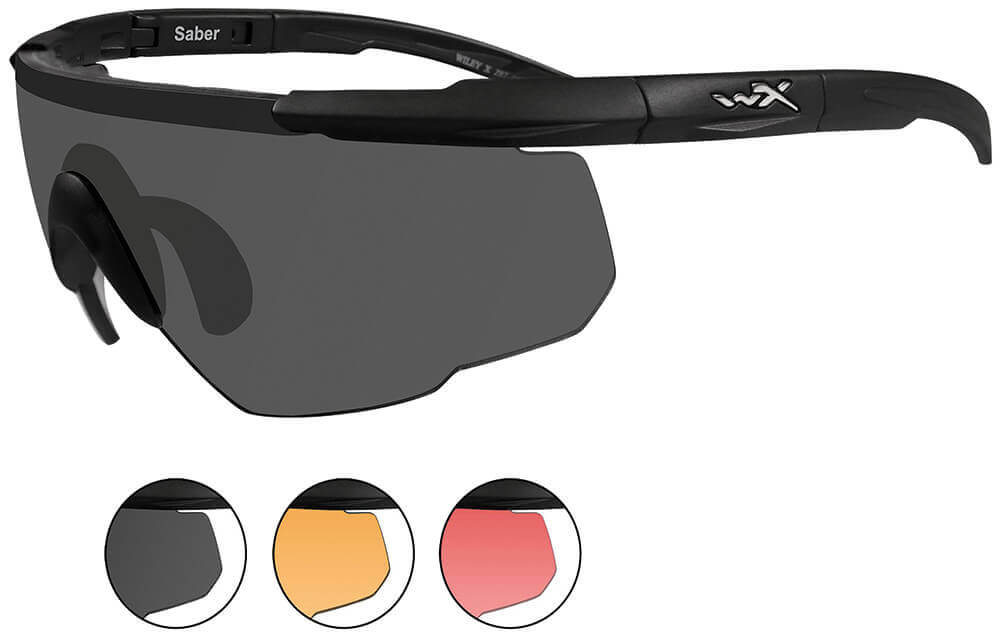 Wiley X Eyewear 309 Saber Advanced Safety Glasses Matte Black - Image 2