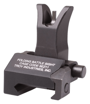 Troy Ind SSIGFBSFMBT01 Tritium Front Folding BattleSight M4 Black Hardcoat Anodized for M4