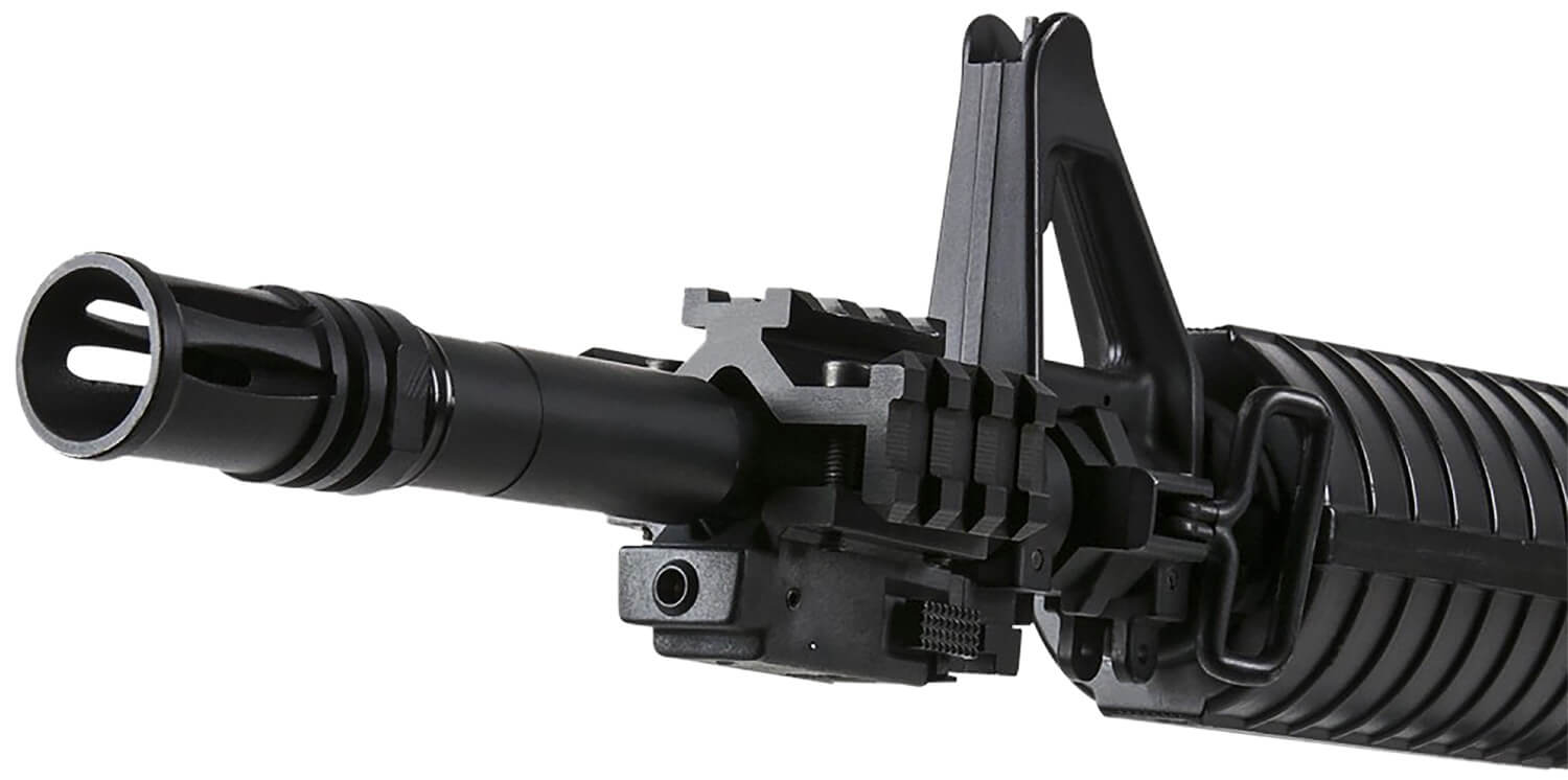 NcStar ATRLS Red Laser 5mW with 635-655nM Wavelength Black Finish & Tri-Rail Universal Barrel Mount fits most Standard Rifle Barrel Diameters - Image 2