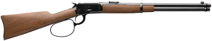 Winchester Repeating Arms 534190137 Model 1892 Large Loop Carbine 357 Mag 10+1 20 Brushed Polish Barrel w/Recessed Crown Rebounding Hammer Saddle Ring Walnut Straight Grip Stock w/Steel Carbine Buttplate Steel Loading Gate"