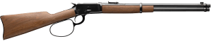 Winchester Repeating Arms 534190124 Model 1892 Large Loop Carbine 44 Rem Mag 10+1 20 Brushed Polish Barrel w/Recessed Crown Rebounding Hammer Saddle Ring Walnut Straight Grip Stock w/Steel Carbine Buttplate"