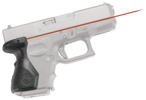 Crimson Trace LG852 Lasergrips 5mW Red Laser with 633nM Wavelength & 50 ft Range Black Finish for Glock 26 27 33 Gen4