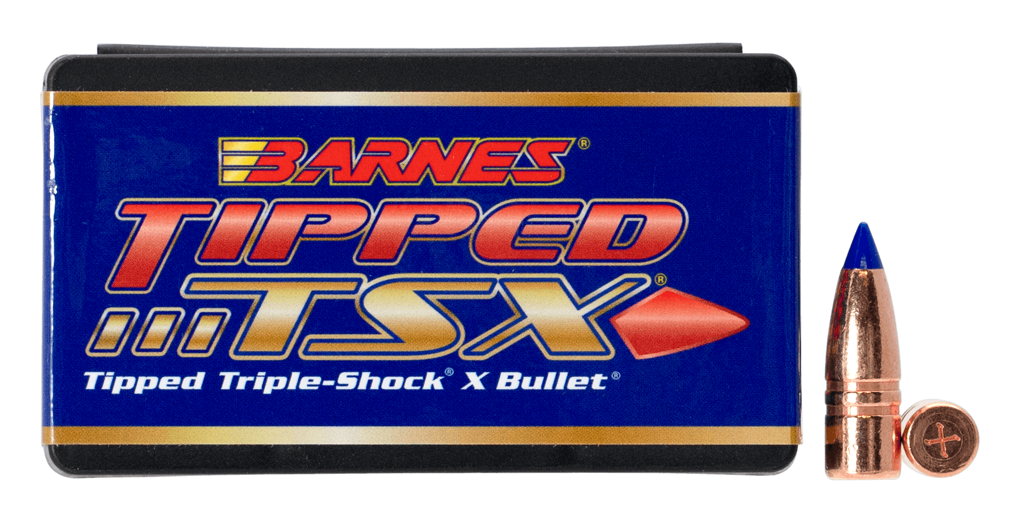 Barnes Bullets 30459 Tipped TSX 35 Caliber .358 180 GR TTSX Flat Base 50 Box