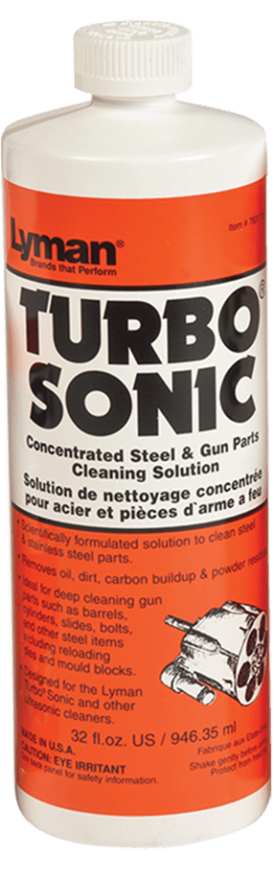 Lyman 7631715 Turbo Sonic Gun Parts Cleaning Solution Against Grease Dust Oil 32 oz Bottle