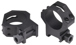 Weaver Mounts 48366 Skeleton Rings Four-Hole Black Anodized Aluminum 30mm Tube High Weaver Mount