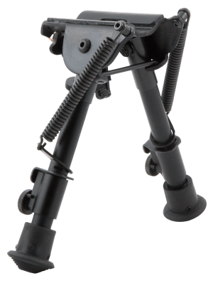 Harris Bipods BR1A2 Non-Swivel BR Bipod Black 6-9" Steel/Aluminum
