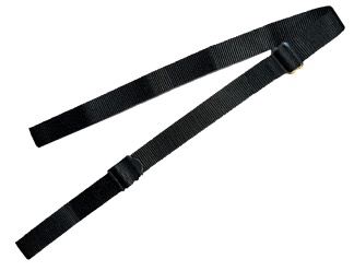 GrovTec US Inc GTSL41 Utility made of Black Nylon with 48" OAL 1.25" W & Adjustable Design for Rifle/Shotgun