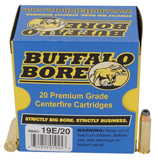 Buffalo Bore Ammunition 19E20 Tactical Strictly Business 357 Mag 158 gr Jacketed Hollow Point (JHP) 20rd Box