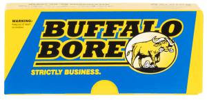 Buffalo Bore Ammunition 20E20 Standard Pressure Strictly Business 38 Special 125 gr Jacketed Hollow Point (JHP) 20rd Box