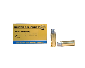 Buffalo Bore Ammunition 14B20 Heavy Strictly Business 44 S&W Spl 255 gr Hard Cast Semi Wadcutter 20rd Box