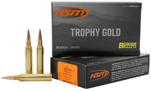 HSM 7MAG168VLLD Trophy Gold Extended Range 7mm Rem Mag 168 gr Berger Hunting VLD Match (BHVLDM) 20rd Box