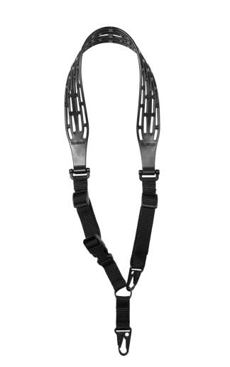 Limbsaver 12139 Tactical Sling made of Black Nylon with 48" OAL 1" W & Adjustable One-Two Point Design for Rifle/Shotgun