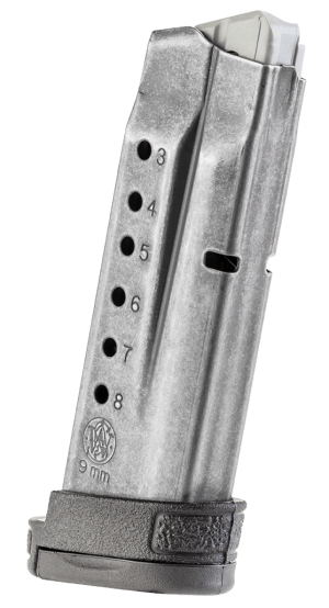 Smith & Wesson 199360000 M&P Shield  8rd 9mm Luger Magazine For S&W M&P Shield Stainless Steel