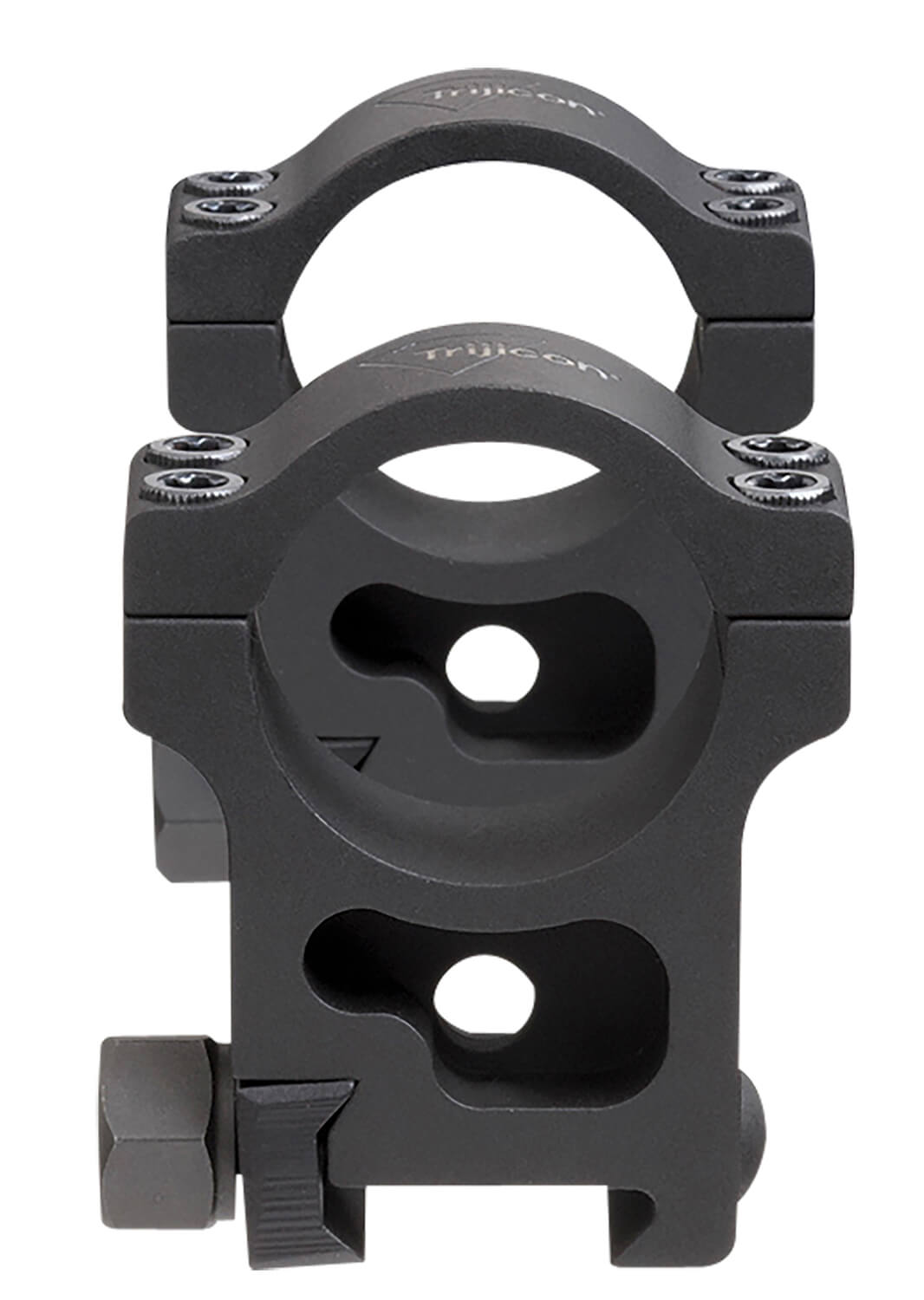 Trijicon AC22011 Scope Ring Set Picatinny Rail Extra High 30mm Tube Black Hardcoat Anodized Aluminum - Image 2