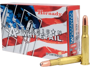 Hornady 80801 American Whitetail InterLock 30-30 Win 150 gr InterLock Round Nose 20rd Box