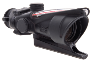Trijicon 100213 ACOG Black Hardcoat Anodized 4x32mm Illuminated Red Triangle Post Reticle