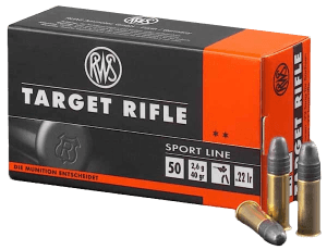 RWS/Umarex 2132478 Target Rifle Sport Line 22 LR 40 gr Lead Round Nose (LRN) 50rd Box